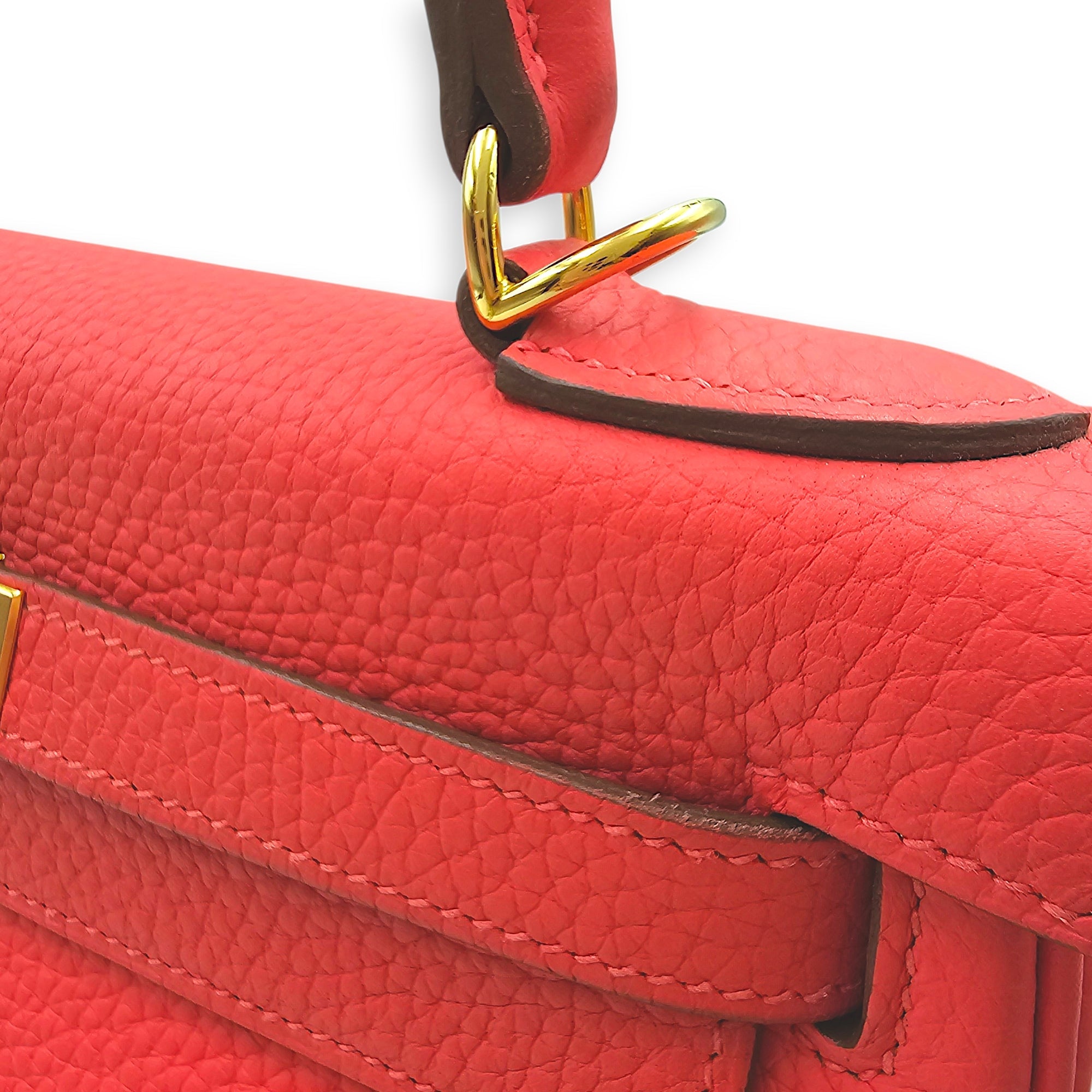 Kelly 28 Rose Jaipur in Clemence Gold hardware CL2605-21171 9