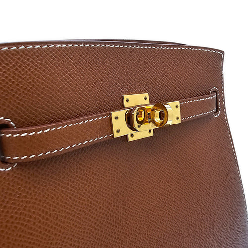 Kelly Sport 20 Gold in Courchevel Gold hardware CL2605-21172 7