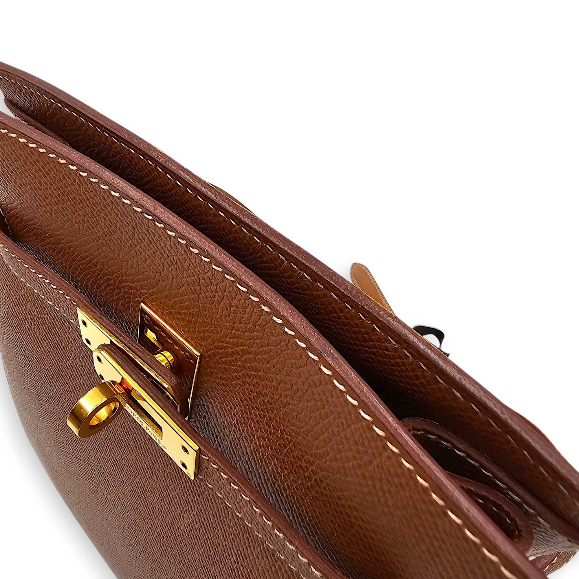 Kelly Sport 20 Gold in Courchevel Gold hardware CL2605-21172 9