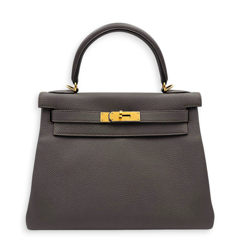 Kelly 28 Etain in Togo Gold hardware CL2605-21173 1