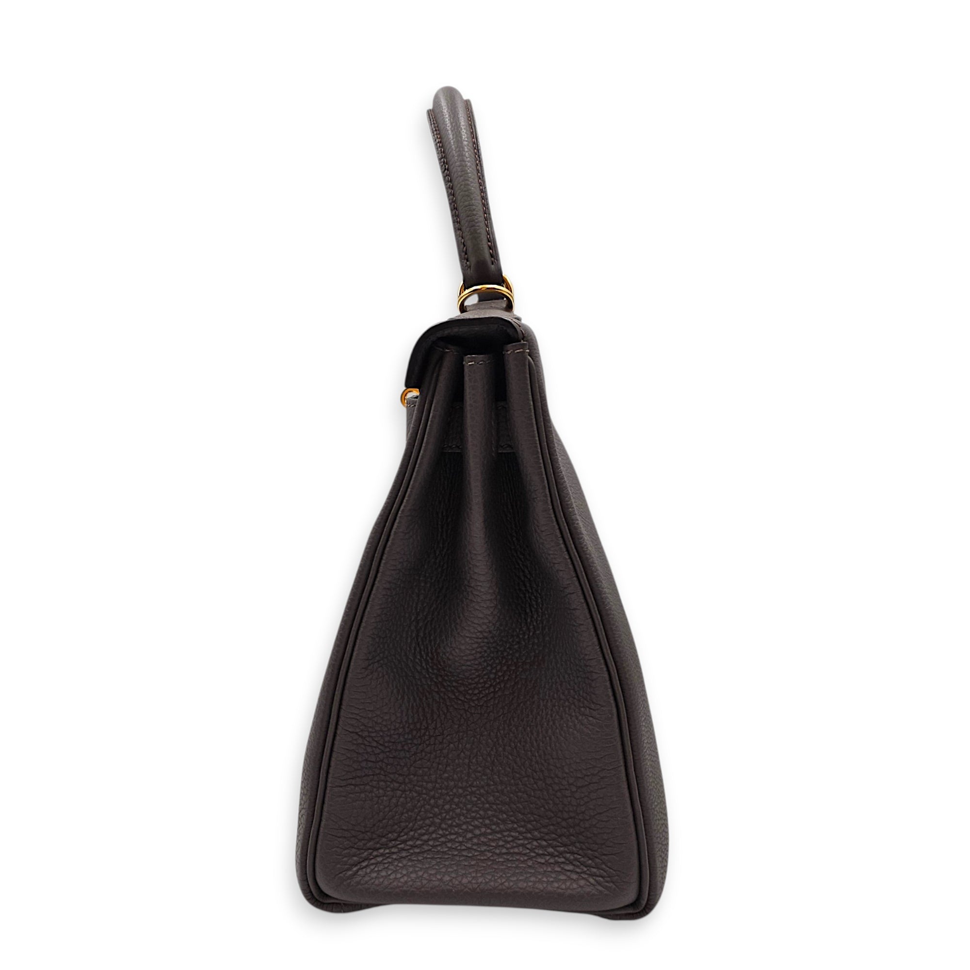Kelly 28 Etain in Togo Gold hardware CL2605-21173 4