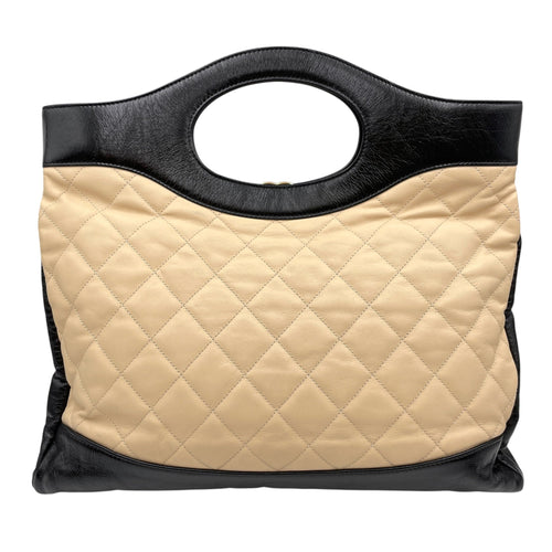 31 Shopping Brown Top Handle Bag in Calfskin Gold hardware CL2605-21174 2