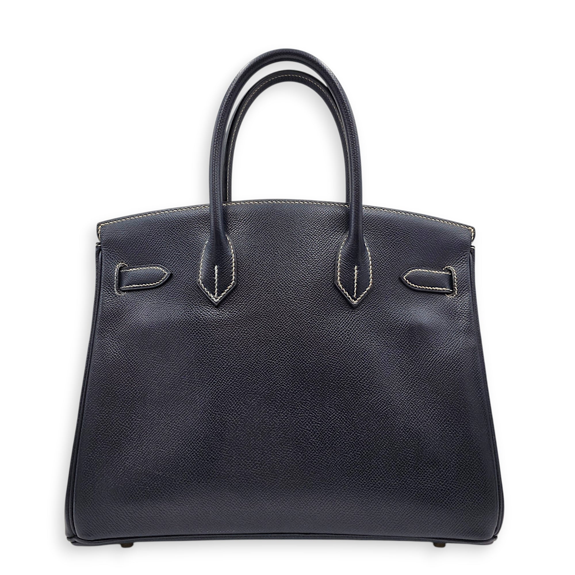 Birkin 30 Blue Indigo in Courchevel Gold hardware CL2605-21180 2