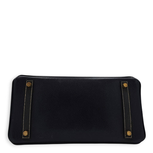 Birkin 30 Blue Indigo in Courchevel Gold hardware CL2605-21180 5