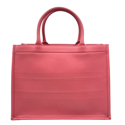 Book Tote Pink Top Handle Bag in Calfskin CL2605-21184 2