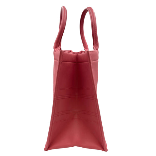 Book Tote Pink Top Handle Bag in Calfskin CL2605-21184 4