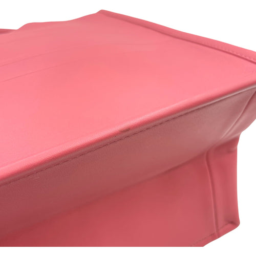 Book Tote Pink Top Handle Bag in Calfskin CL2605-21184 9
