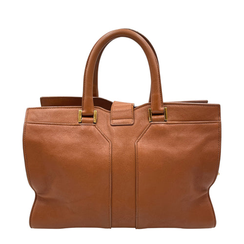 Chyc Cabas Tote Small Brown Top Handle Bag Gold hardware CL2605-21192 2