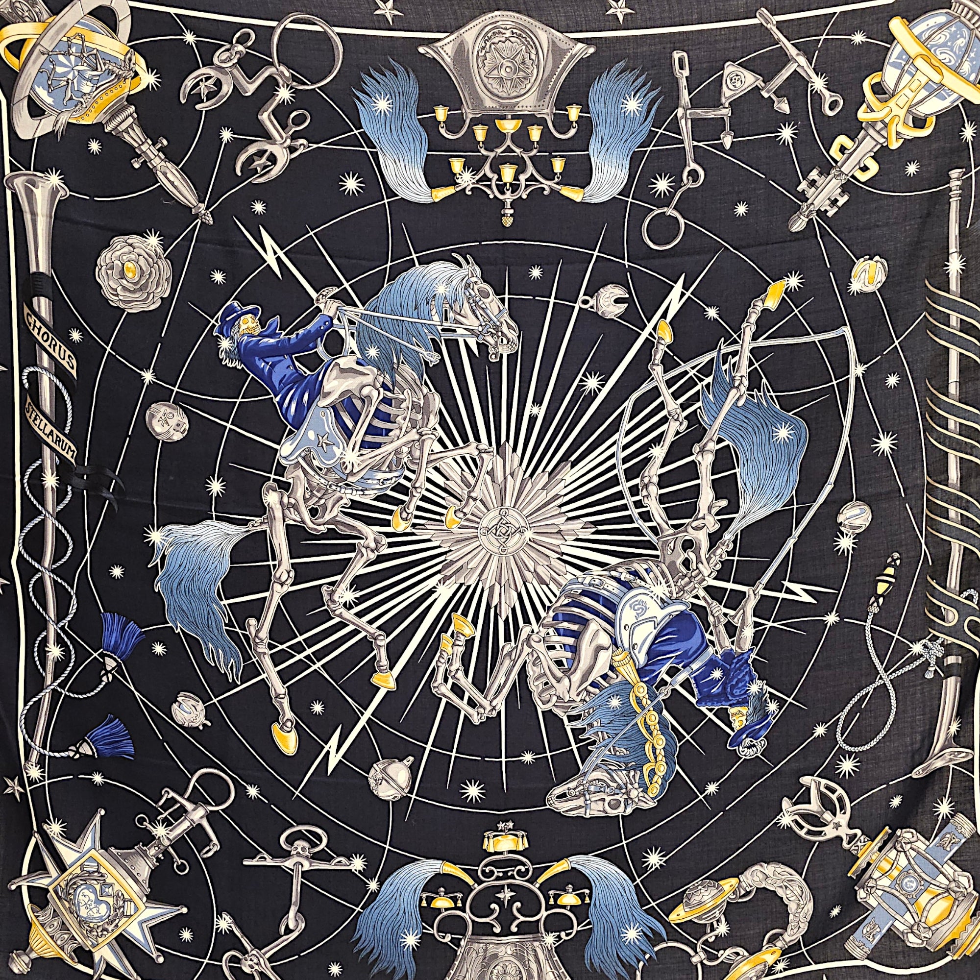 Chorus Stellarum Shawl 140 Marine/Indigo/Blanc Shawl