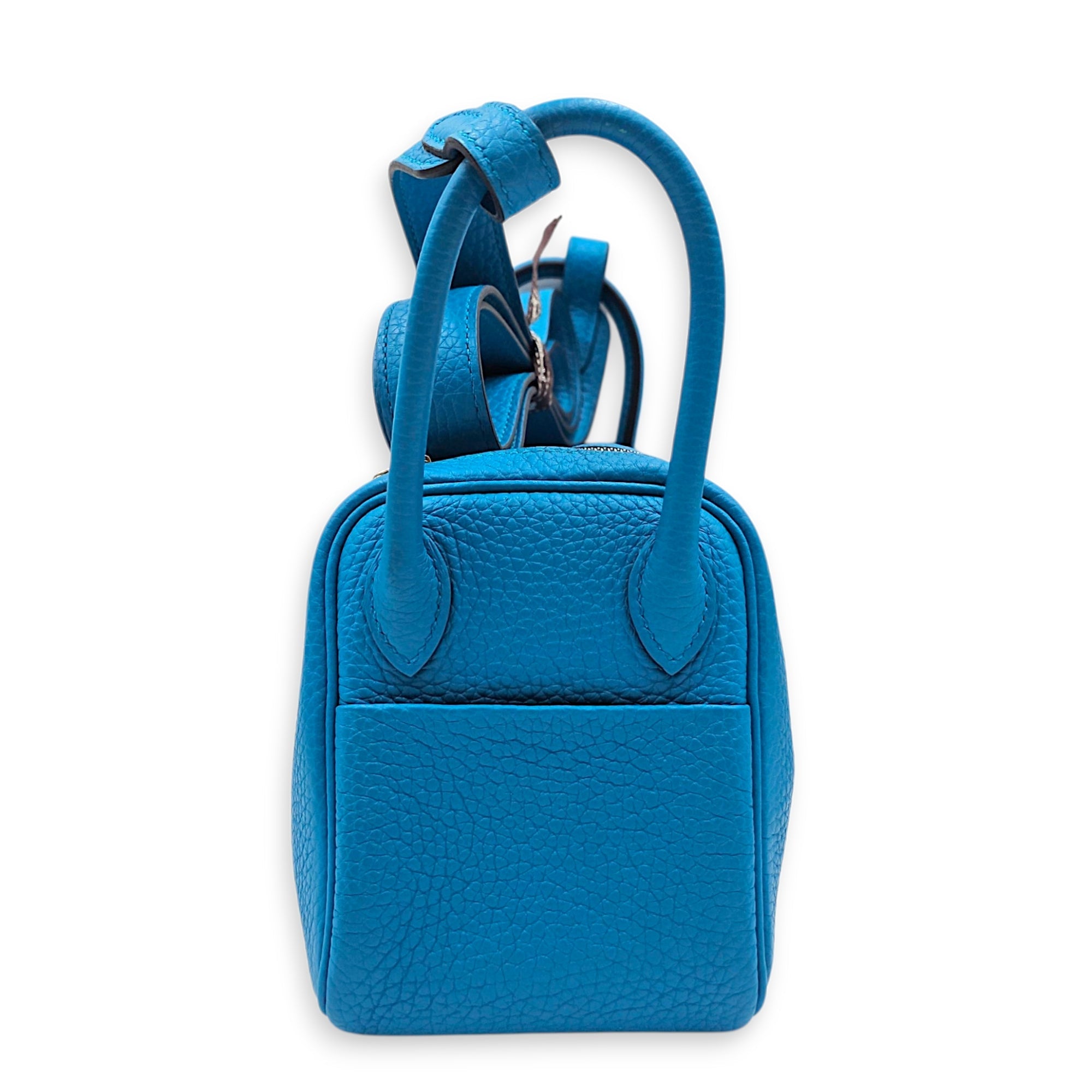 Lindy Mini Blue Frida in Clemence Palladium hardware CL2605-21209 4