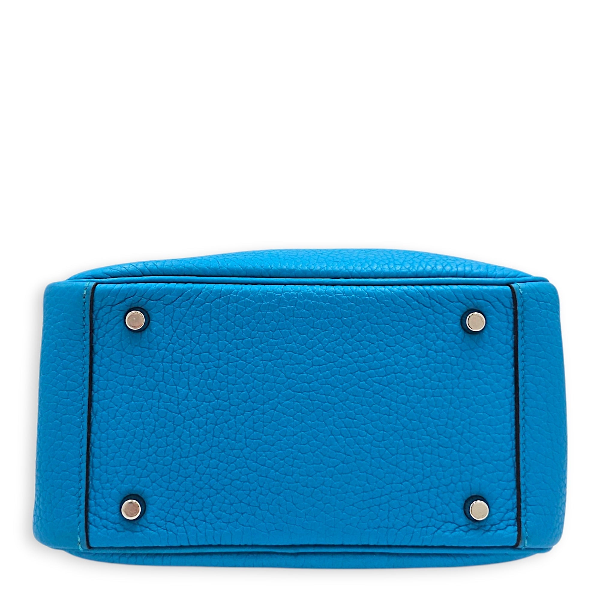 Lindy Mini Blue Frida in Clemence Palladium hardware CL2605-21209 5