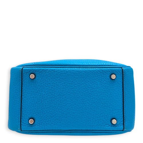 Lindy Mini Blue Frida in Clemence Palladium hardware CL2605-21209 5