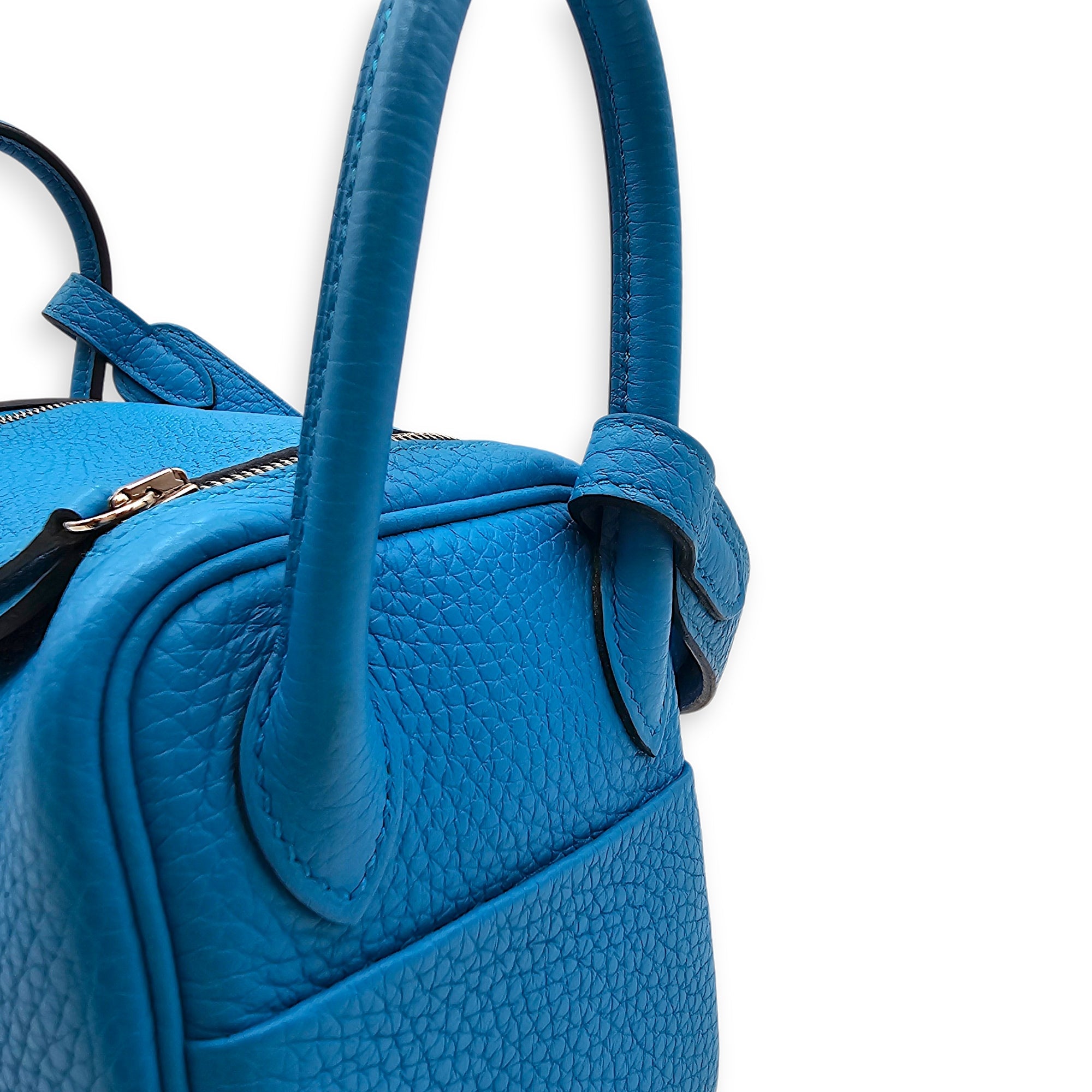 Lindy Mini Blue Frida in Clemence Palladium hardware CL2605-21209 7