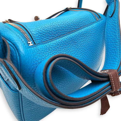 Lindy Mini Blue Frida in Clemence Palladium hardware CL2605-21209 9