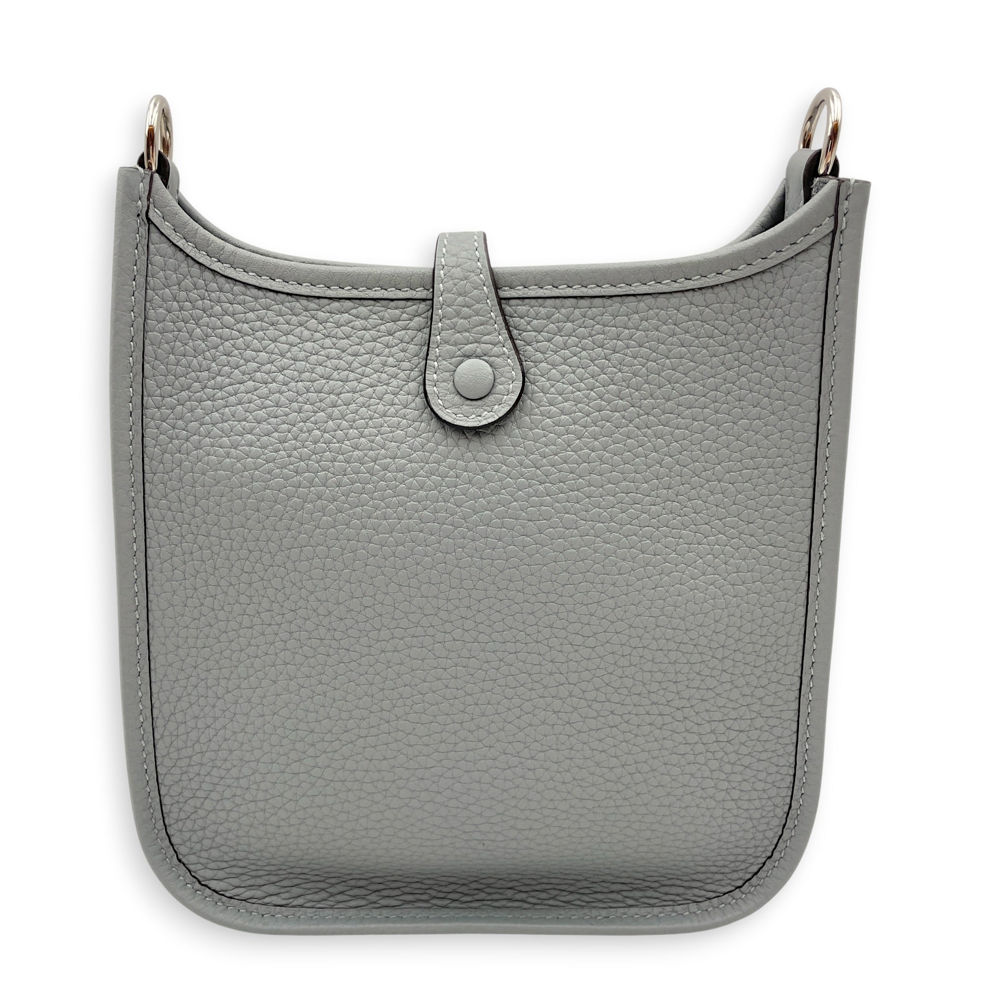 Evelyne Mini Gris Pantin in Clemence Palladium hardware CL2605-21220 2