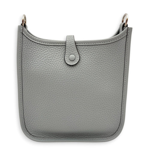 Evelyne Mini Gris Pantin in Clemence Palladium hardware CL2605-21220 2