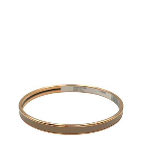 Uni XS Marron Glace Bangle Rose Gold hardware CL2605-21227 2
