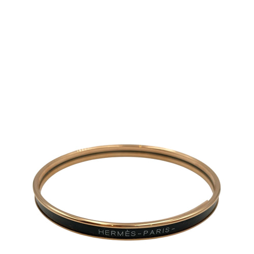 Uni S Black Bangle Rose Gold hardware CL2605-21237 1
