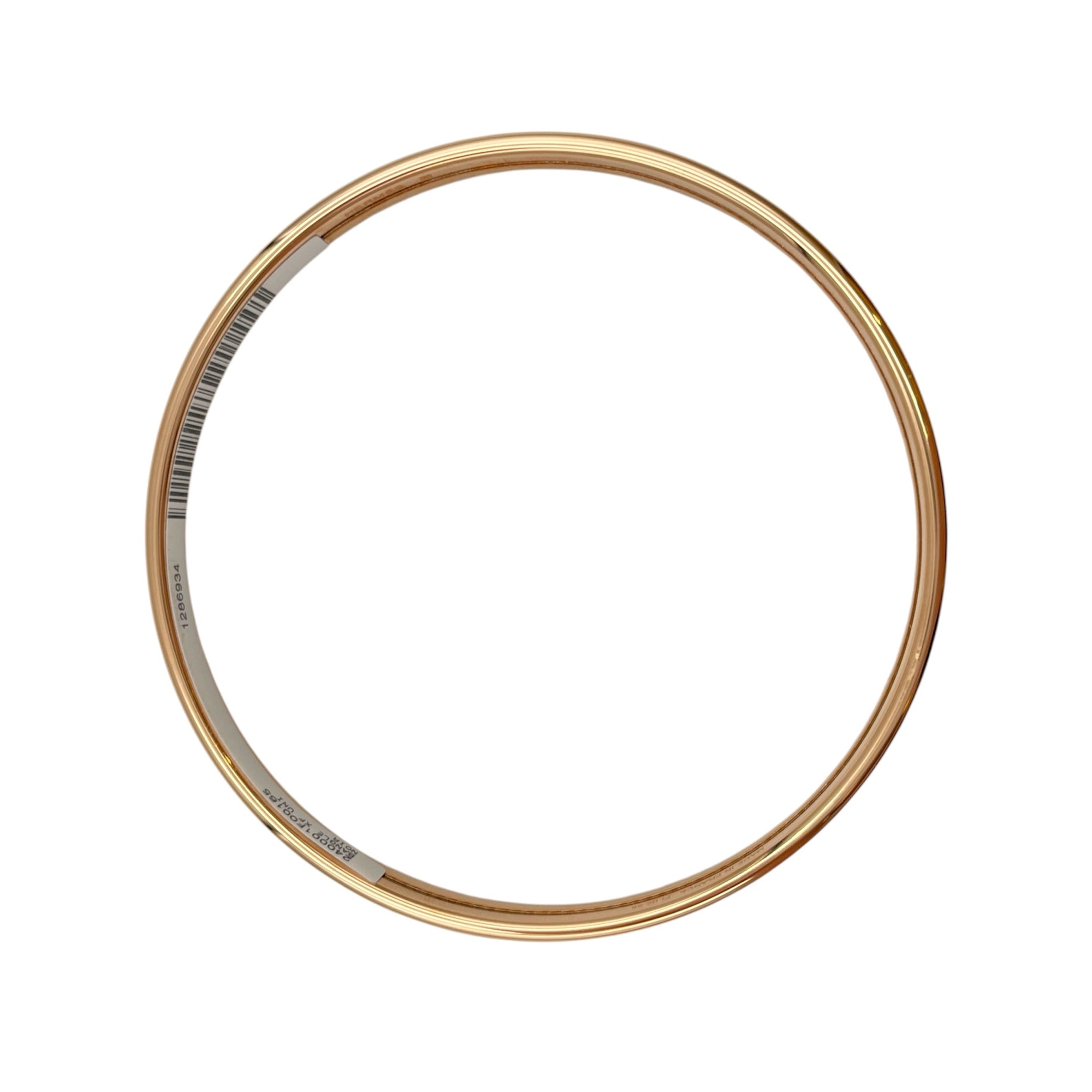 Uni S Black Bangle Rose Gold hardware CL2605-21237 2