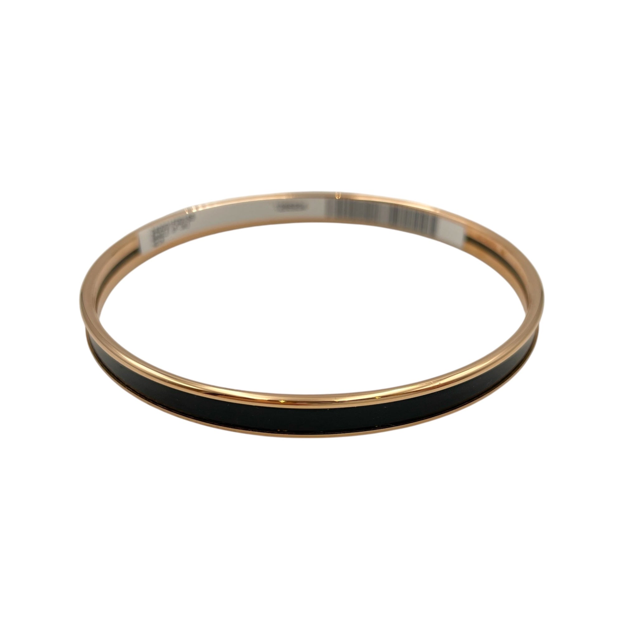 Uni S Black Bangle Rose Gold hardware CL2605-21237 3