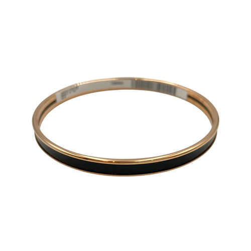 Uni S Black Bangle Rose Gold hardware CL2605-21237 3