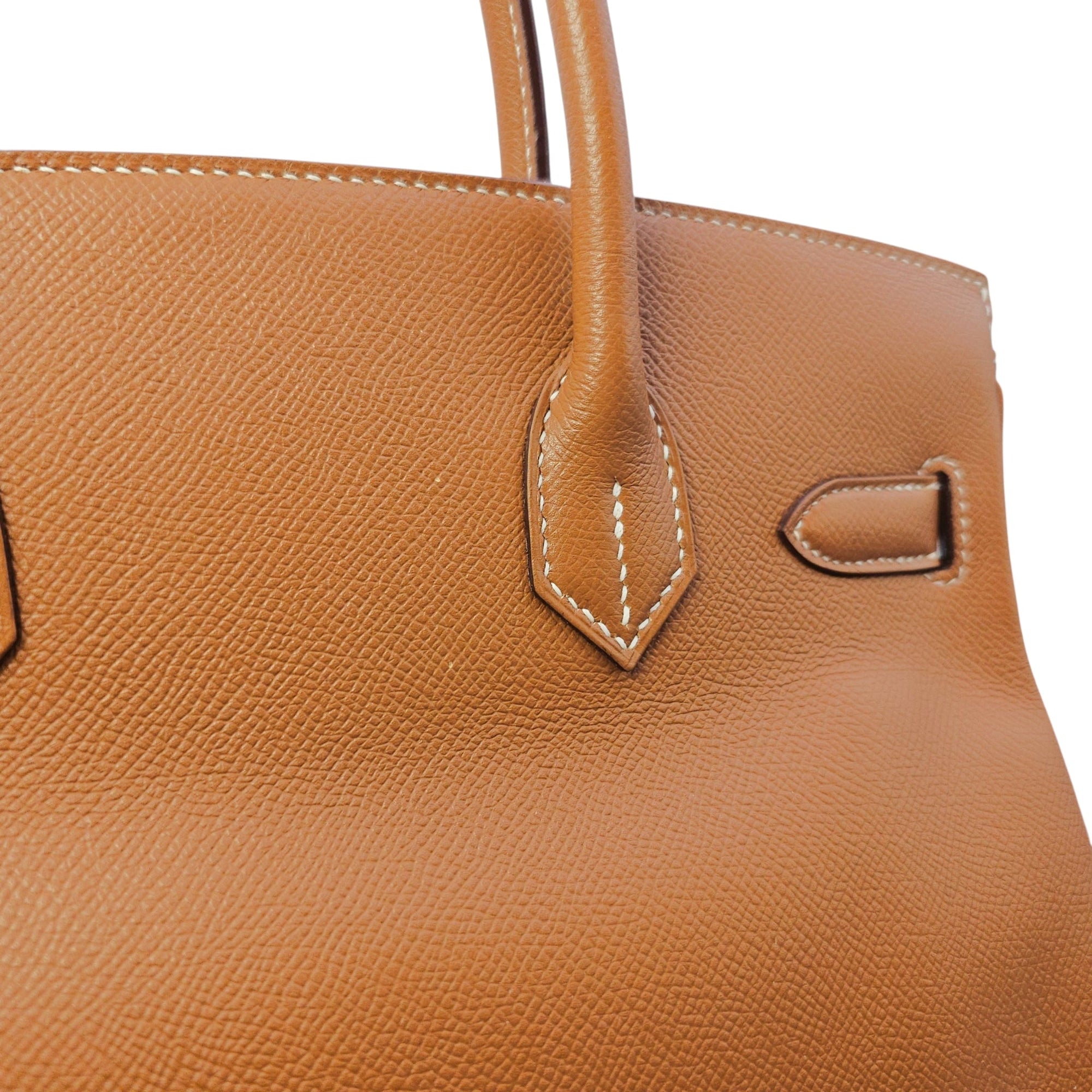 Birkin 30 Gold in Epsom Gold hardware CL2605-21254 12