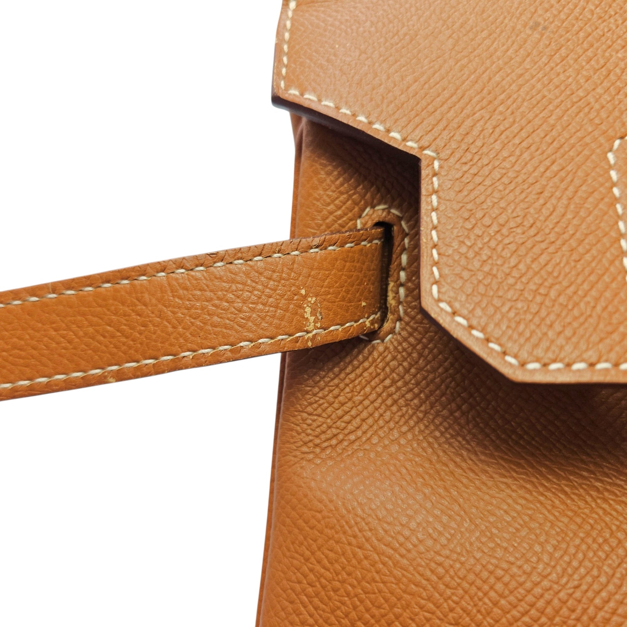 Birkin 30 Gold in Epsom Gold hardware CL2605-21254 14