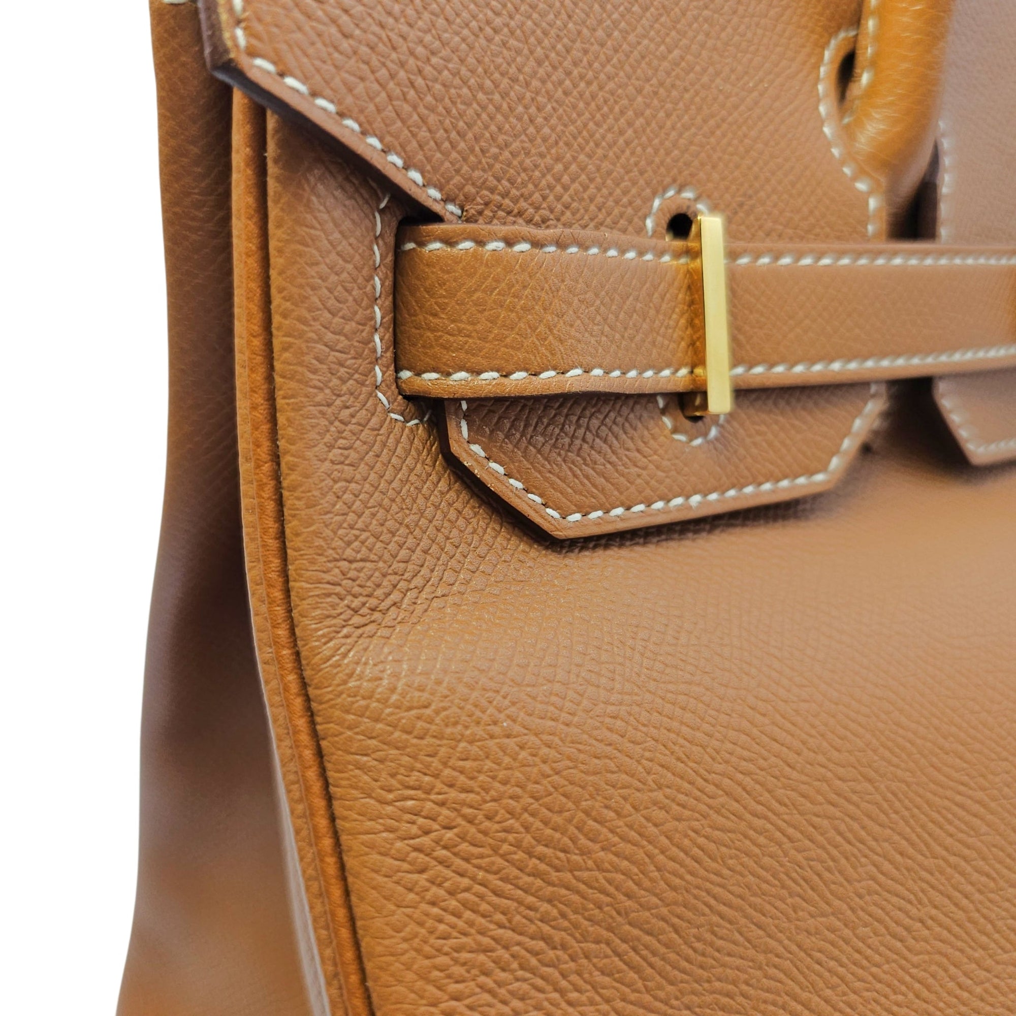 Birkin 30 Gold in Epsom Gold hardware CL2605-21254 16