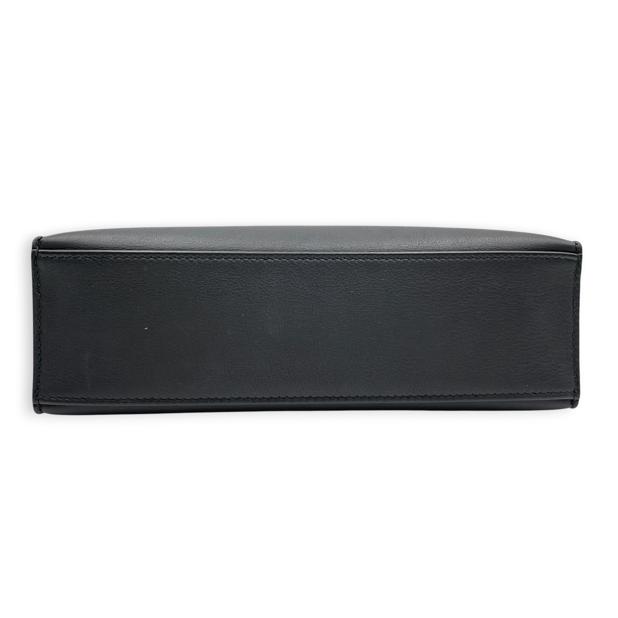 Kelly Pochette Black in Swift Gold hardware