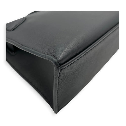 Kelly Pochette Black in Swift Gold hardware