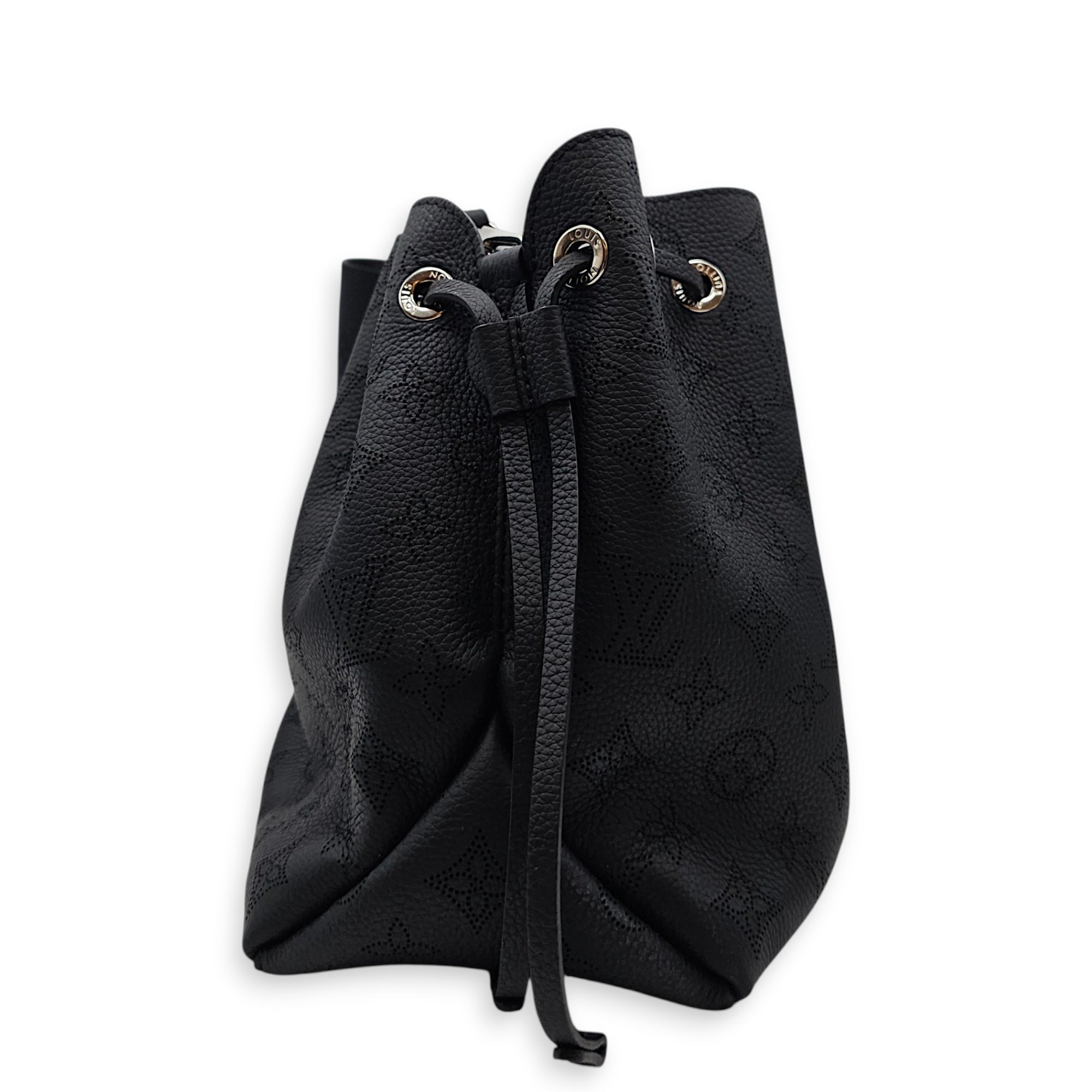 Bella Tote Mahina Black Shoulder Bag in Calfskin Silver hardware CL2605-21264 3