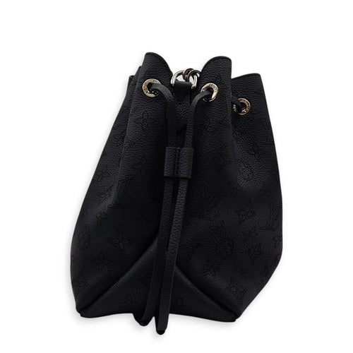 Bella Tote Mahina Black Shoulder Bag in Calfskin Silver hardware CL2605-21264 4