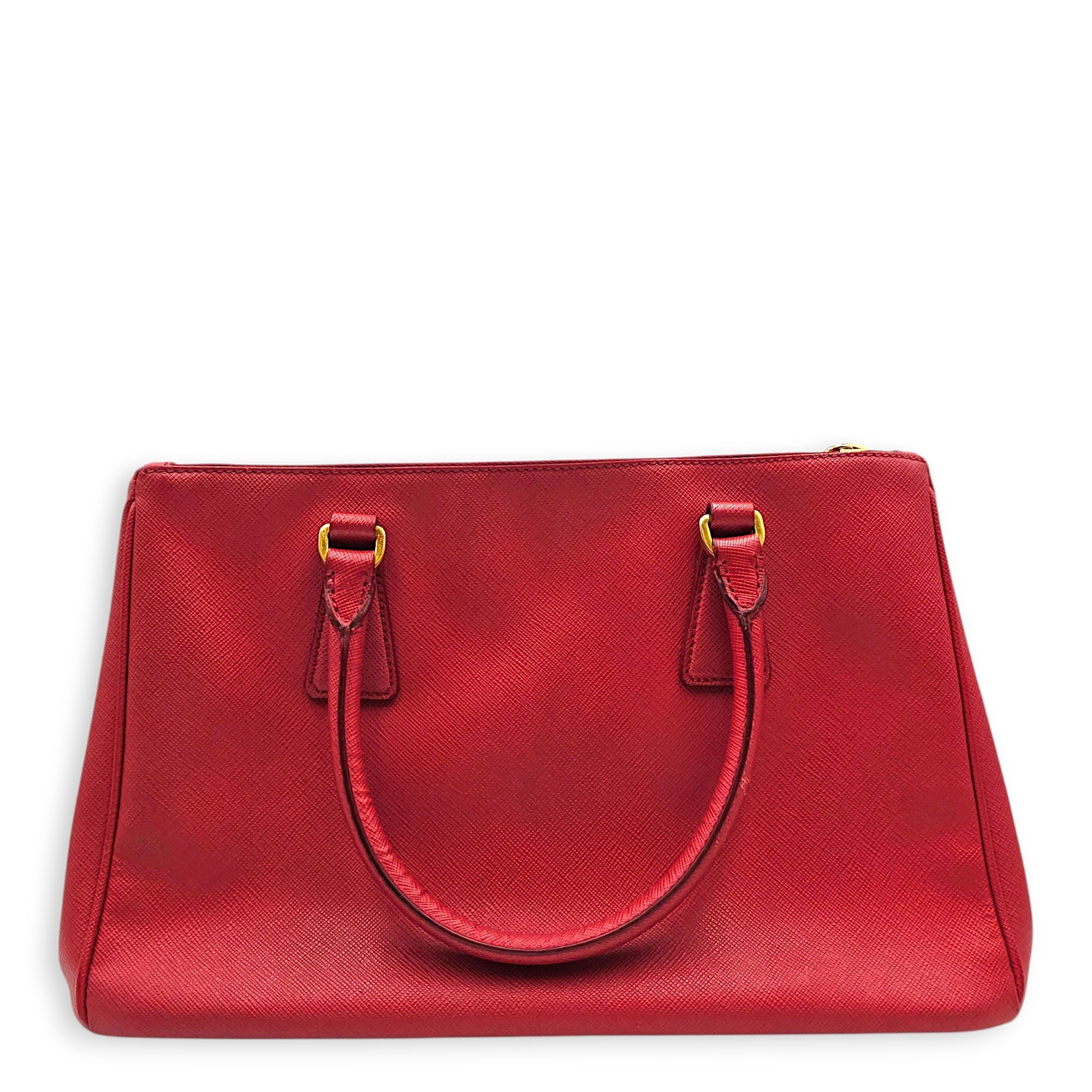 Galleria Tote Red Shoulder Bag in Saffiano Leather CL2605-21266 2