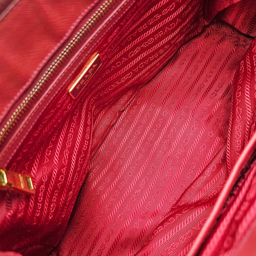 Galleria Tote Red Shoulder Bag in Saffiano Leather CL2605-21266 7