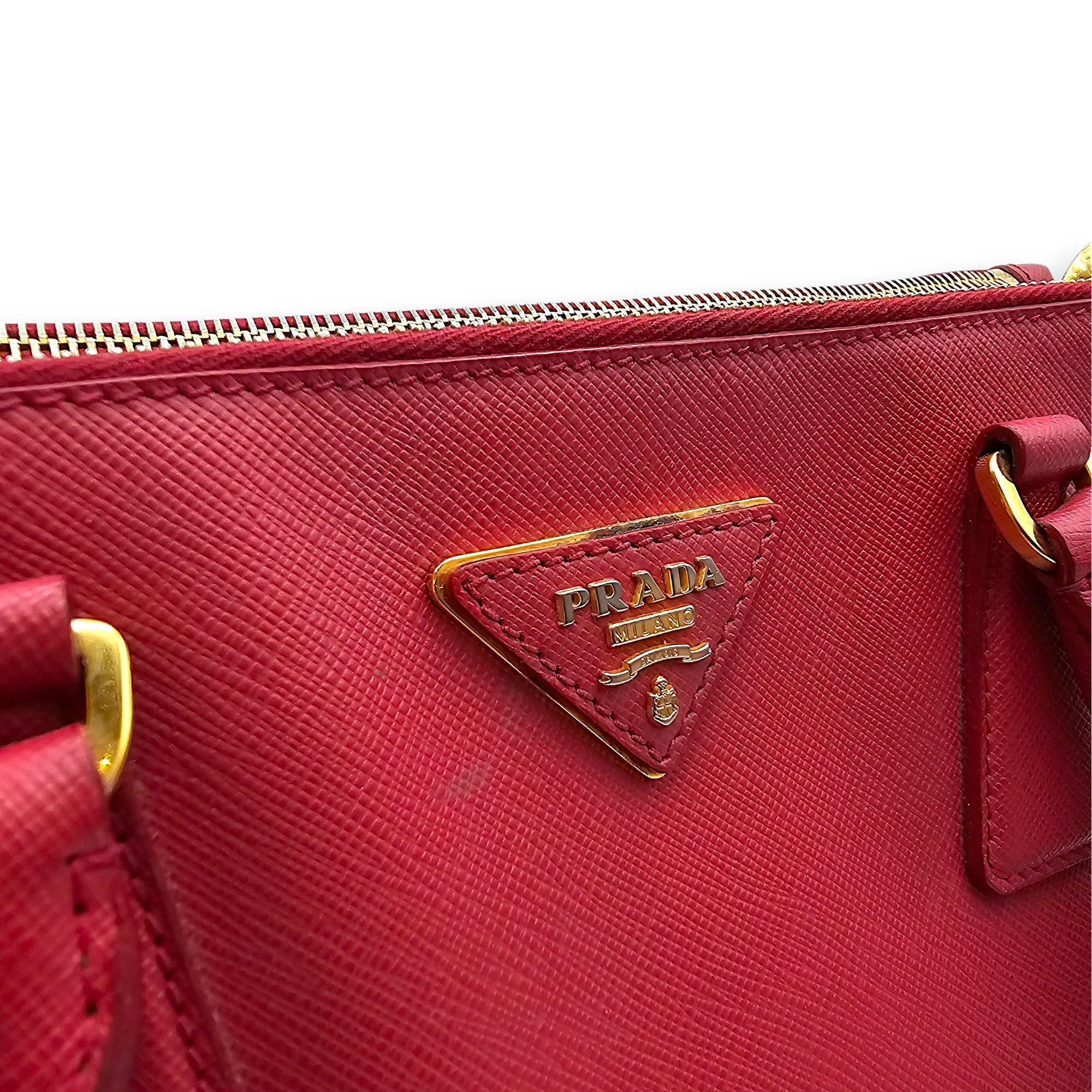 Galleria Tote Red Shoulder Bag in Saffiano Leather CL2605-21266 8
