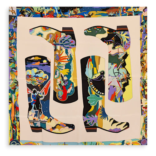 Bottes Story 90 Rose Pale/Noir Scarf CL2605-21267 2