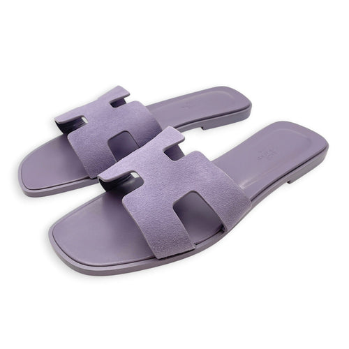 Oran 39 Violet Glycine Sandals in Suede Leather CL2605-21268 3