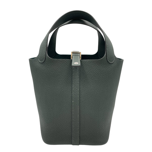 Picotin 18 Vert Fonce in Clemence Palladium hardware