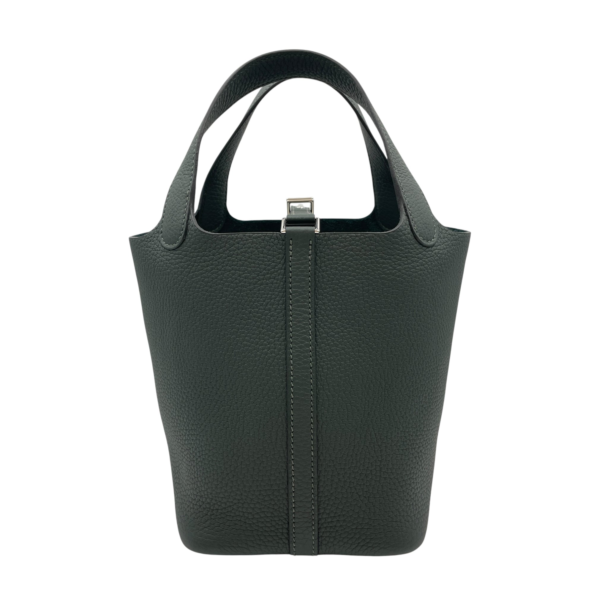 Picotin 18 Vert Fonce in Clemence Palladium hardware
