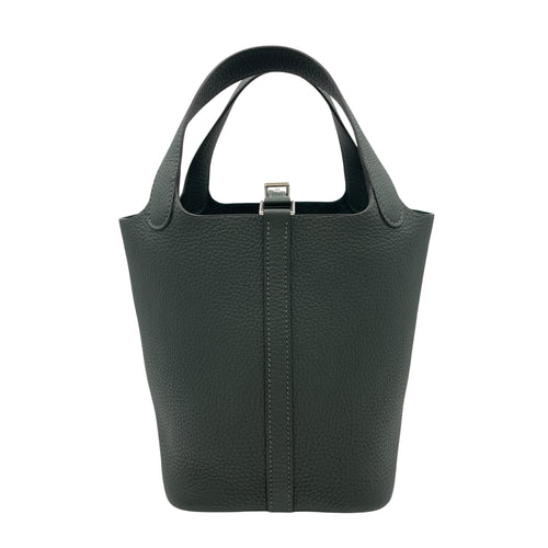Picotin 18 Vert Fonce in Clemence Palladium hardware