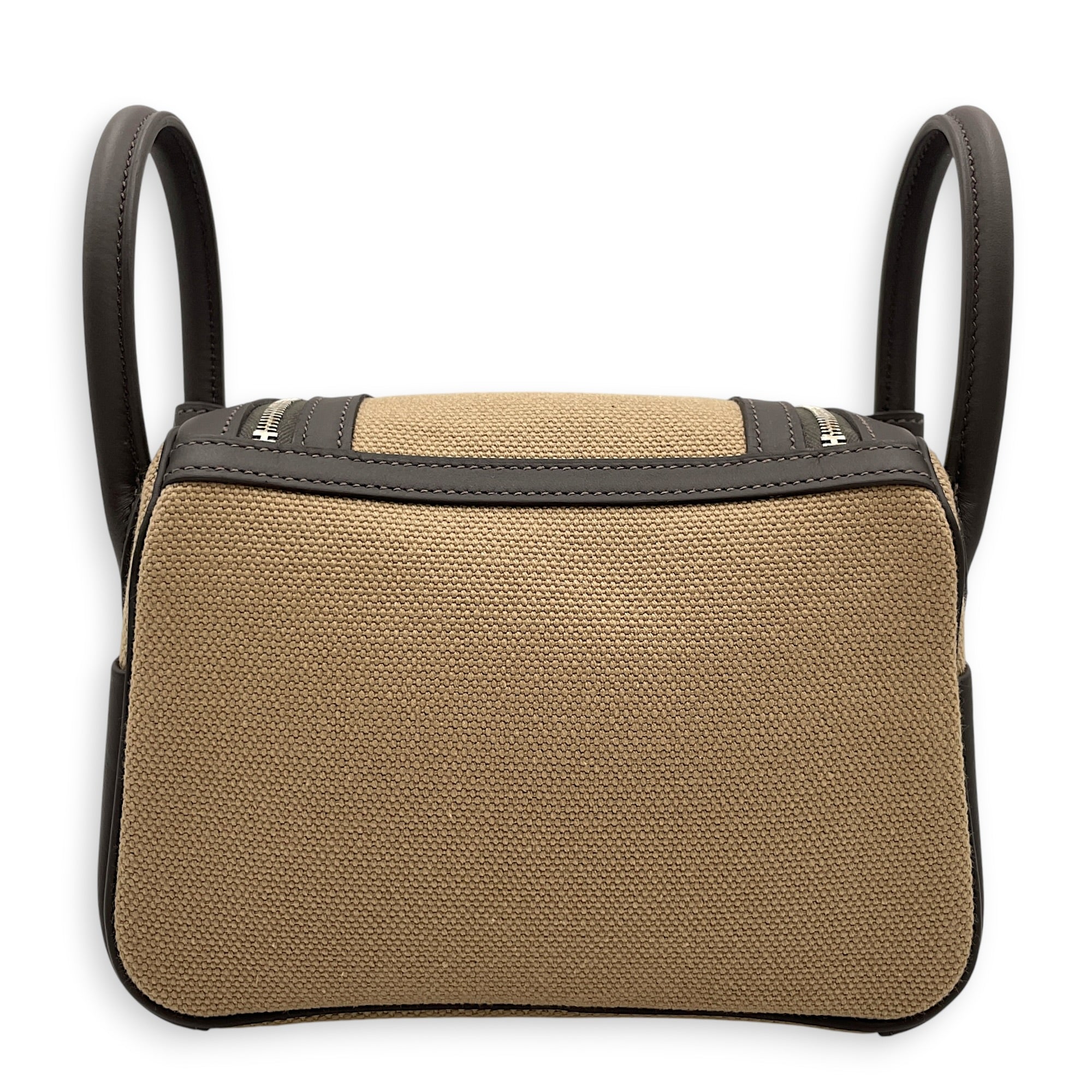 Lindy II Mini Bai brun/Mousse in Swift/Toile Goeland Palladium hardware CL2605-21287 2
