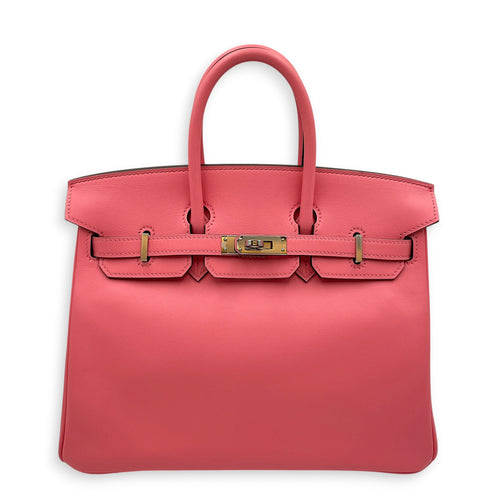 Birkin 25 Rose Ete in Swift Palladium hardware CL2605-21293 1