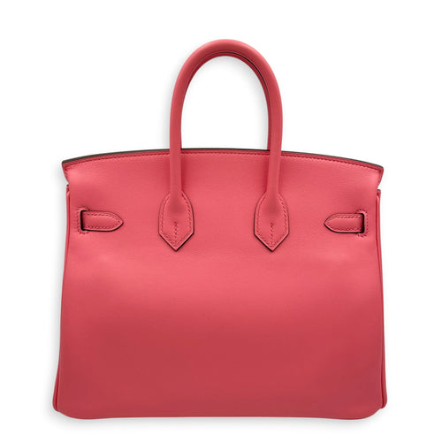 Birkin 25 Rose Ete in Swift Palladium hardware CL2605-21293 2
