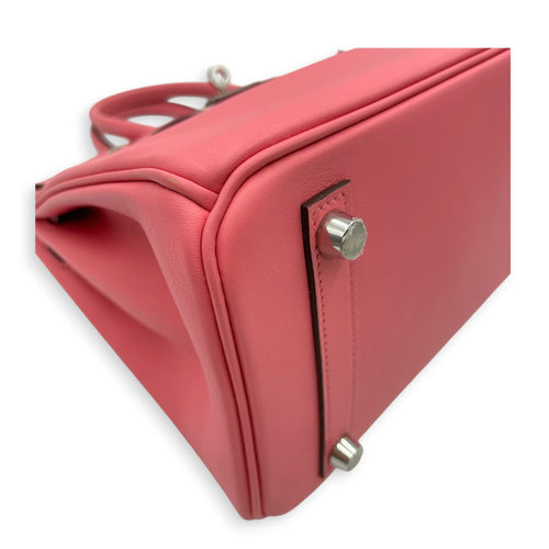 Birkin 25 Rose Ete in Swift Palladium hardware CL2605-21293 4