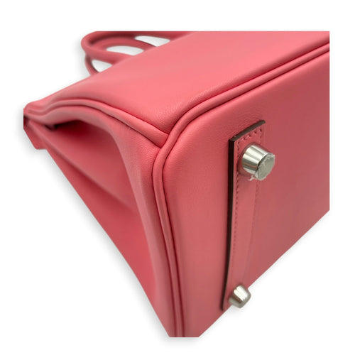 Birkin 25 Rose Ete in Swift Palladium hardware CL2605-21293 9