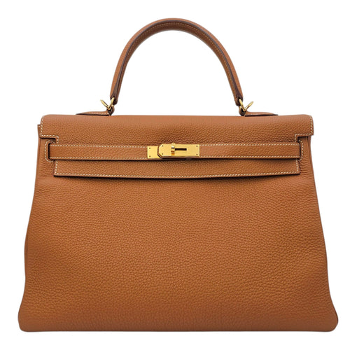 Kelly 35 Gold in Togo Gold hardware CL2605-21294 1