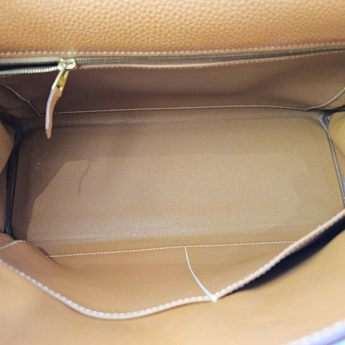 Kelly 35 Gold in Togo Gold hardware CL2605-21294 6