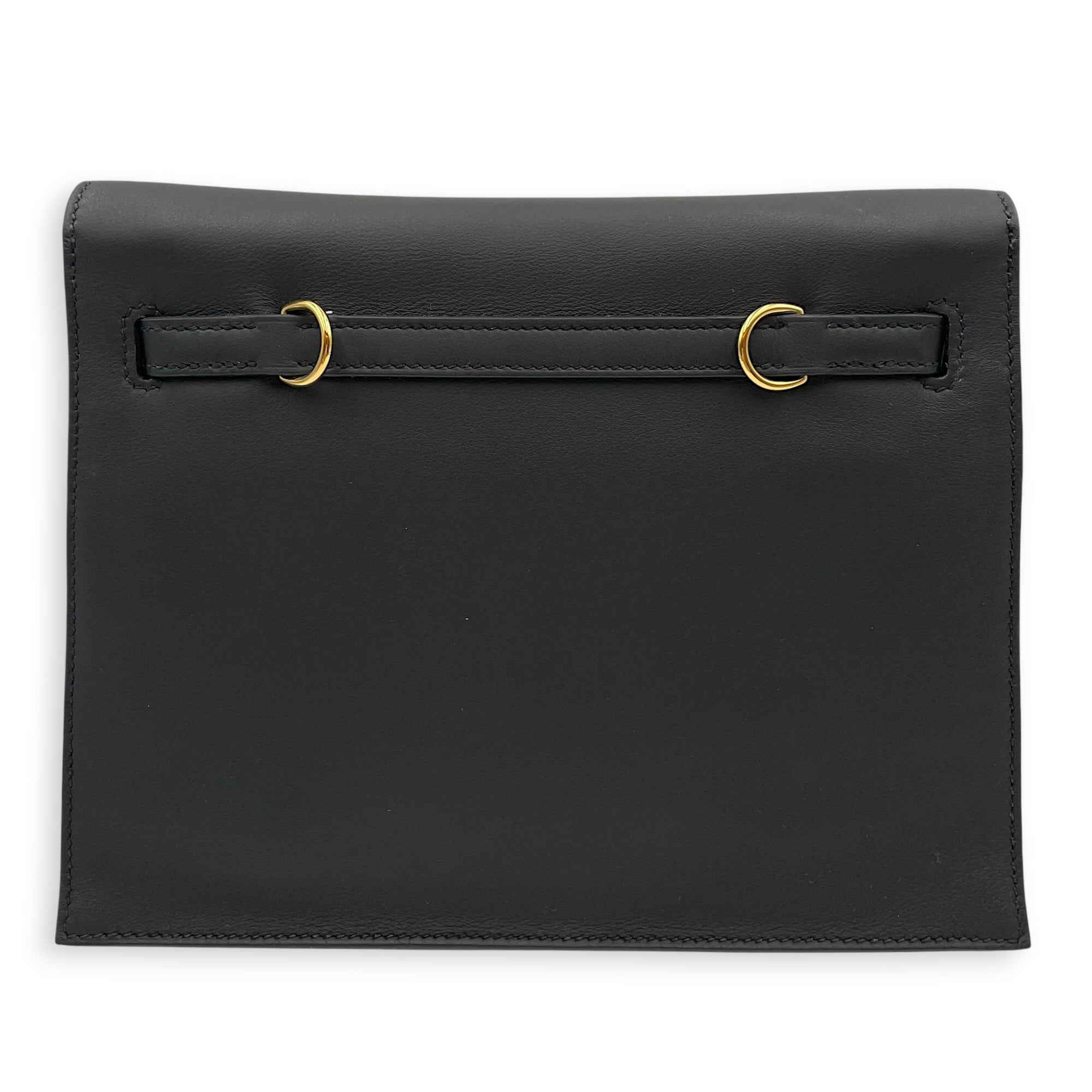 Kelly Danse II Black in Swift Gold hardware