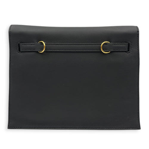 Kelly Danse II Black in Swift Gold hardware