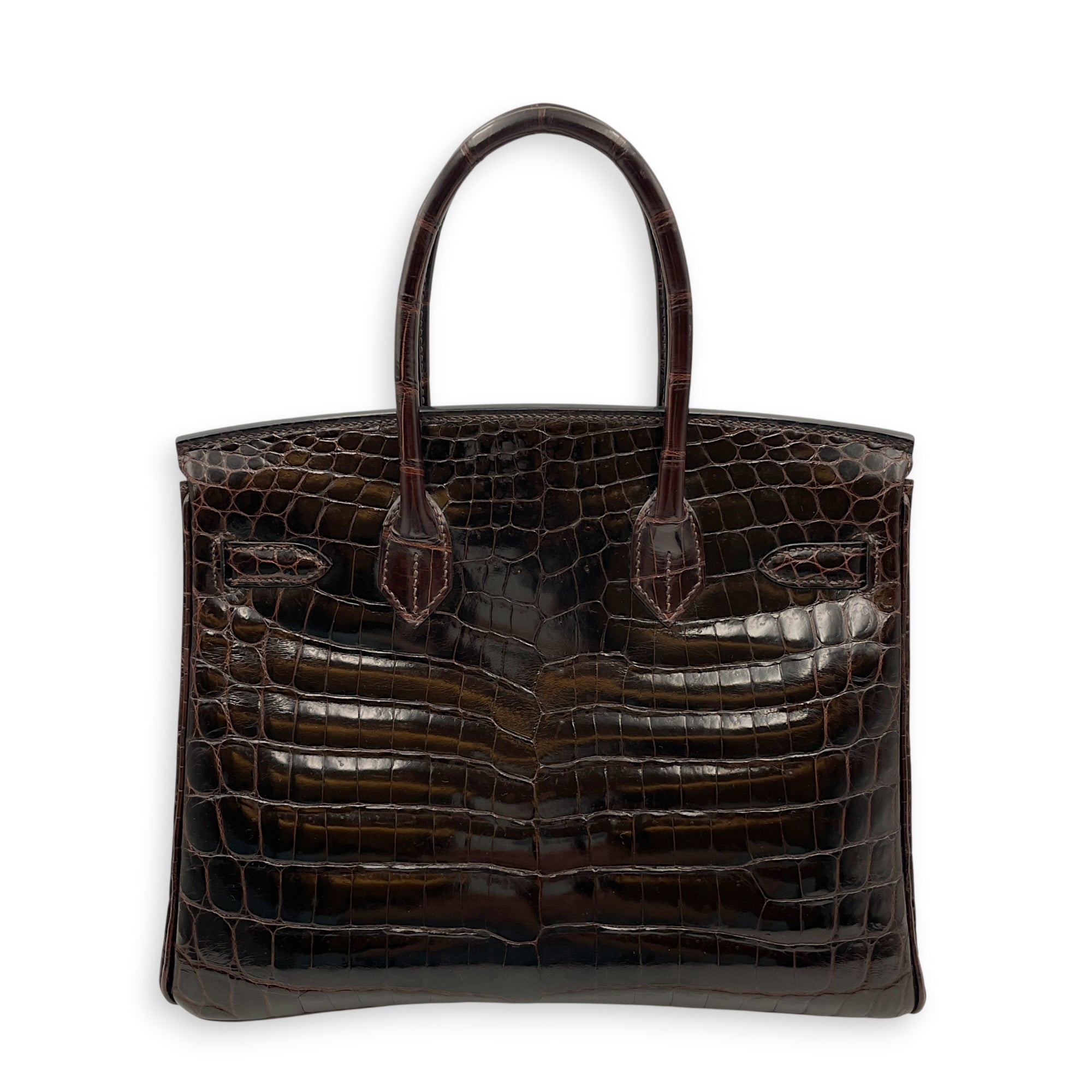 Birkin 30 Ebene in Shiny Niloticus Gold hardware CL2605-21298 2